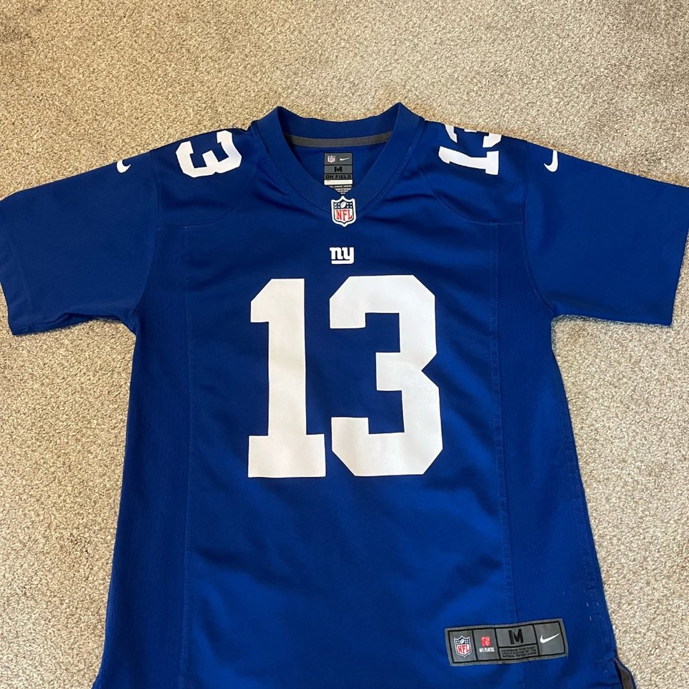 OBJ NY Giants jersey, youth Medium